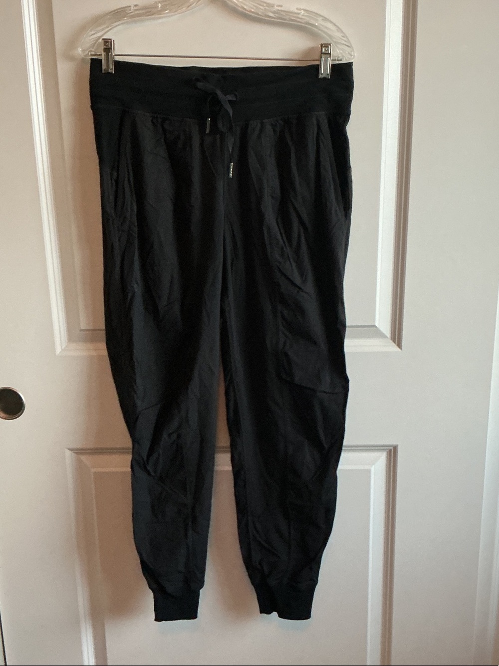 lululemon athletica Black Studio Joggers with Drawstring Waistband